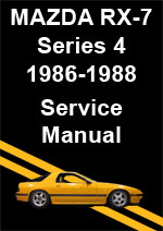 Mazda RX-7 Series 4 Workshop Manual